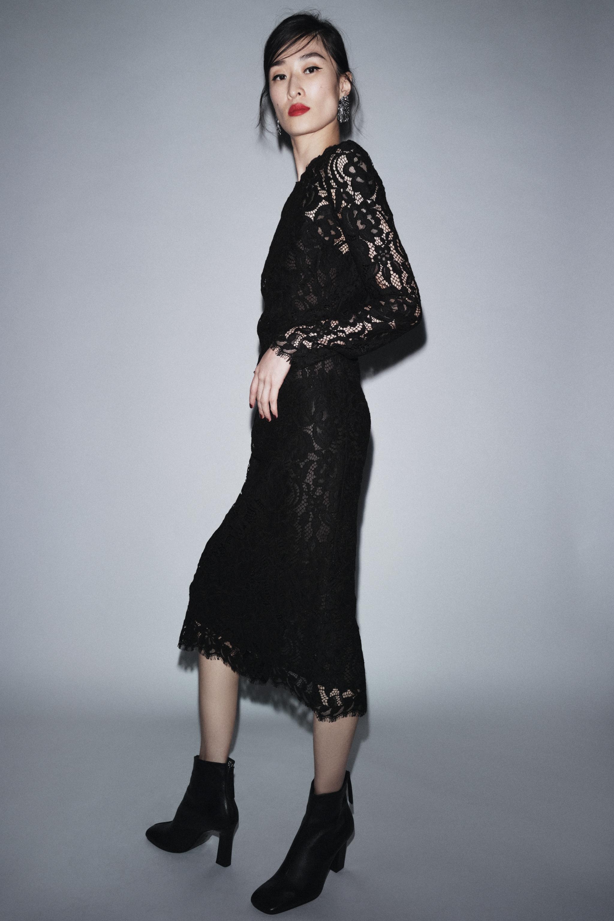 ZW COLLECTION LIMITED EDITION LACE MIDI DRESS